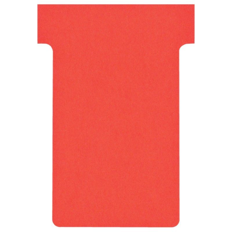 Planning: Fichas T NOBO (estuche 100) tamaño 2, rojo