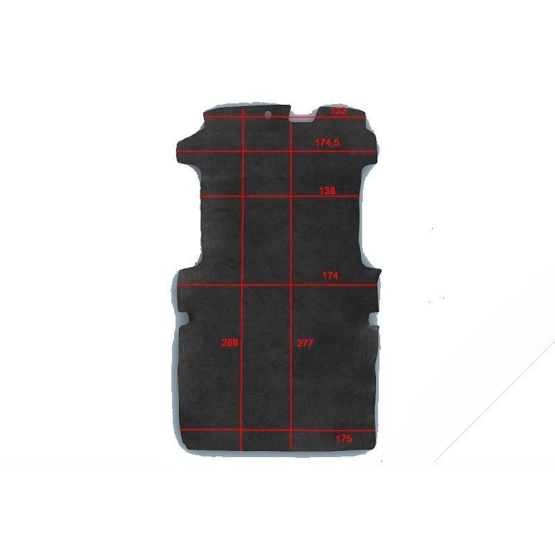 Plano de carga Ford TRANSIT CUSTOM 3 plazas, largo 2012>