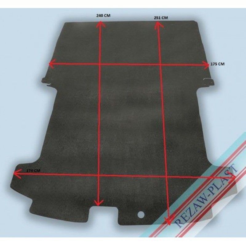 Plano de carga FORD Transit Custom L1 desde 2012> 3 plazas