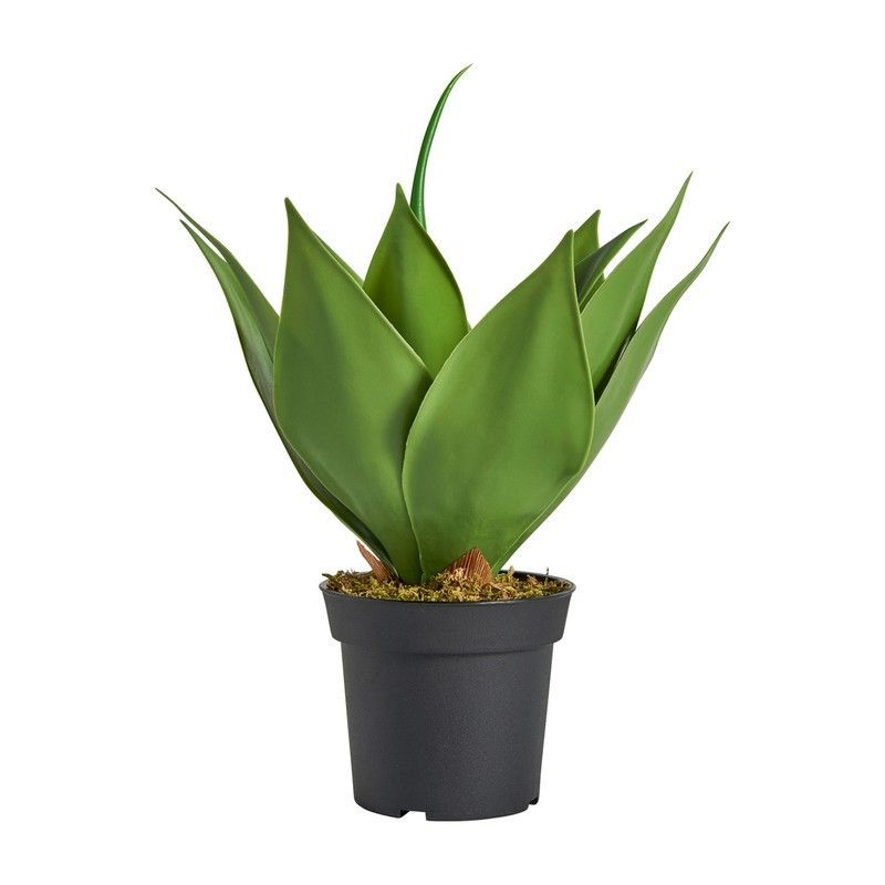 Planta artificial Lotus verde, Ø26 x 45 cm