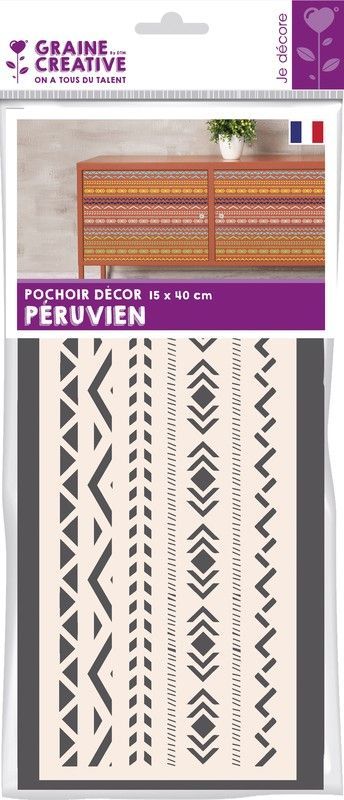 Plantilla Manualidades 15x40 cm Peru