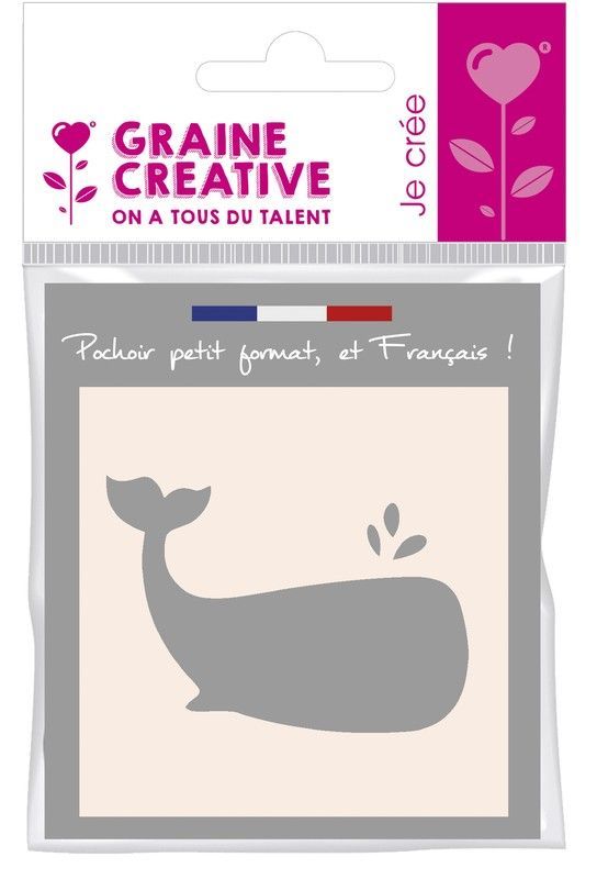 Plantilla Manualidades 8X8 cm Ballena