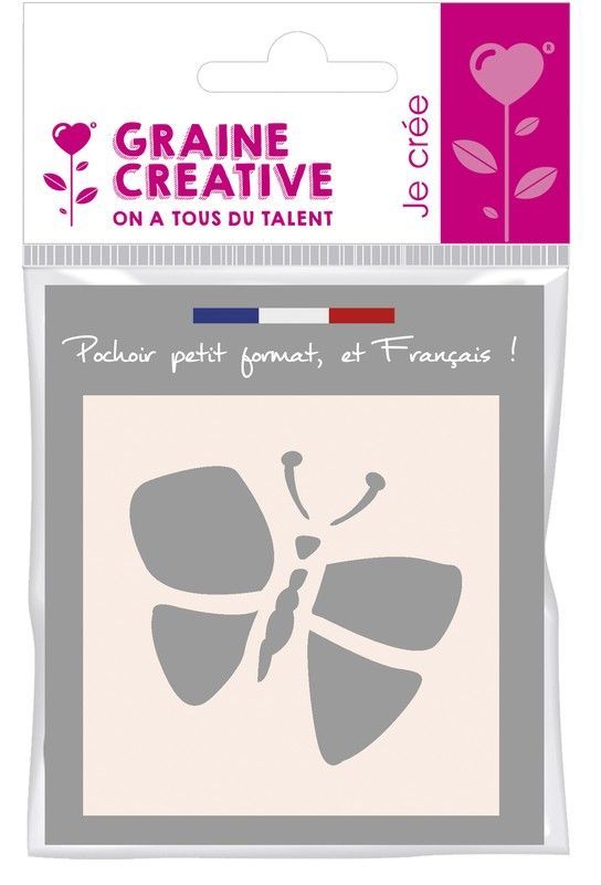 Plantilla Manualidades 8X8 cm Mariposa