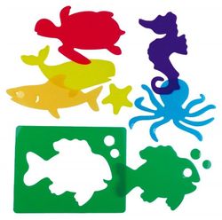 Plantillas Educativas: Animales del Mar traslúcidas