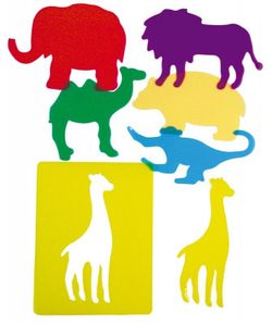 Plantillas Educativas: Animales del Zoo traslúcidas