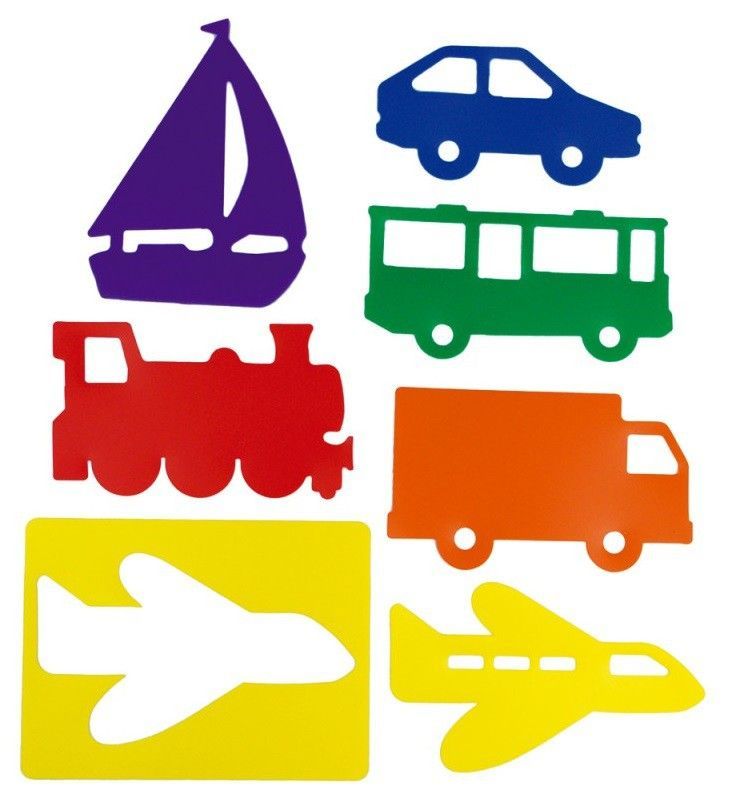 Plantillas educativas opacas: Transporte