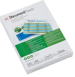 Plástico plastificadora GBC A6 125 micras.