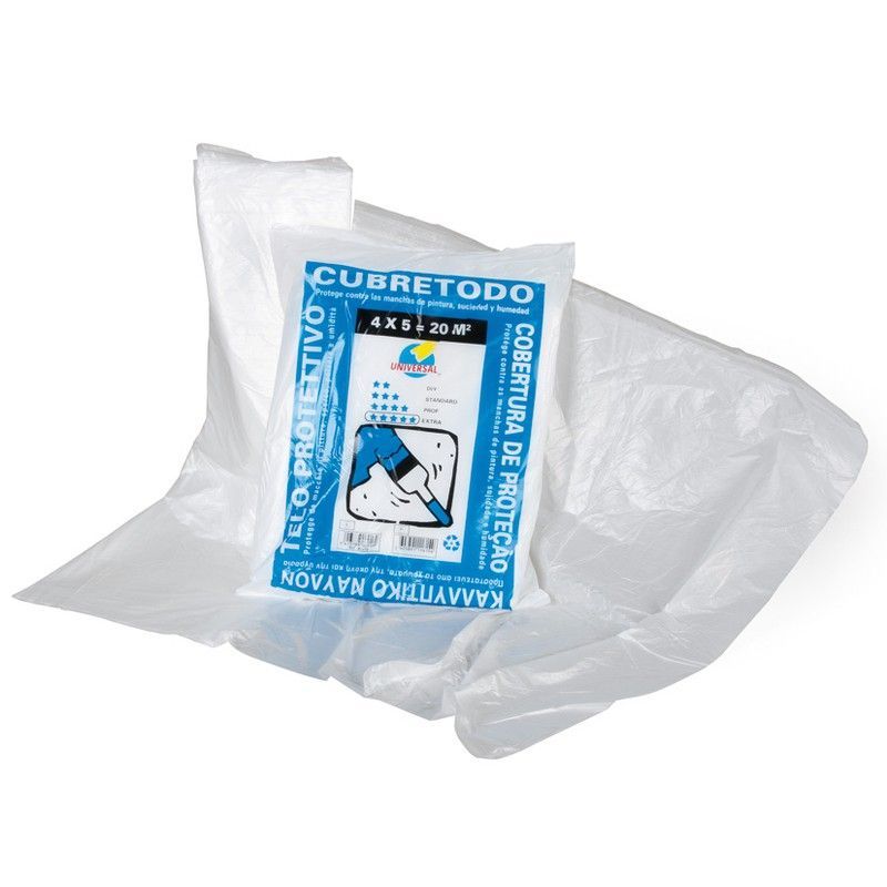 Plástico protección pintura Plástico Prot.Multiusos 4X5 Fino
