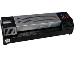 Plastificadora q-connect kf16918 profesional rugerizada caliente DIN A3 cuatro rodillos hasta 200 micras