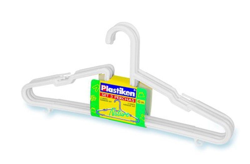 Plastiken Percha 42 Cm (3 Un) R-0952Nu