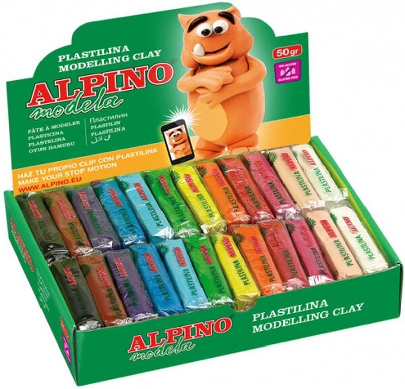 Plastilina de 50 gr Alpino