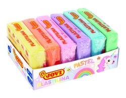 Plastilina de colores pastel. 6 unidades