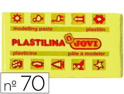 Plastilina Jovi 70 Amarillo Claro -Unidad -Tamaño Pequeño