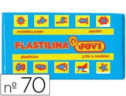 Plastilina Jovi 70 Azul Claro -Unidad -Tamaño Pequeño