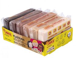 Plastilina JOVI bandeja 6 pastillas 50 g colores MULTICULTURAL