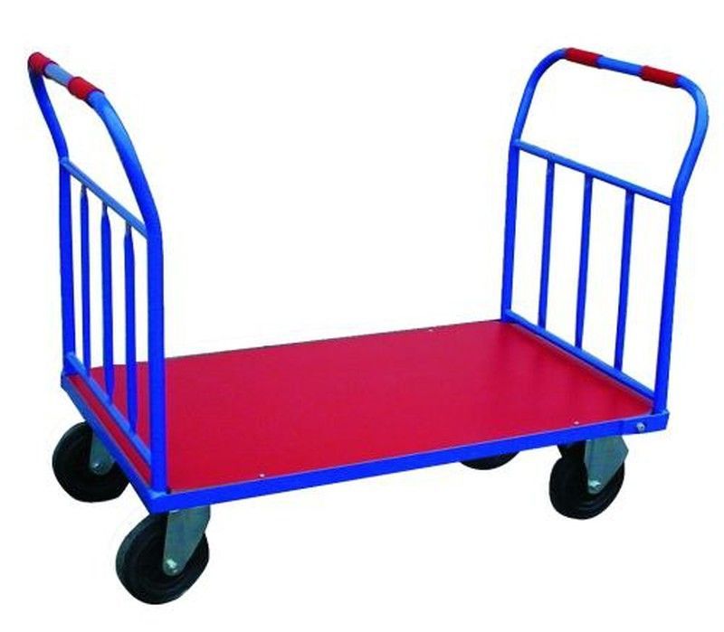 Plataforma 2 asas 910 x 610 mm. Ruedas macizas 6020