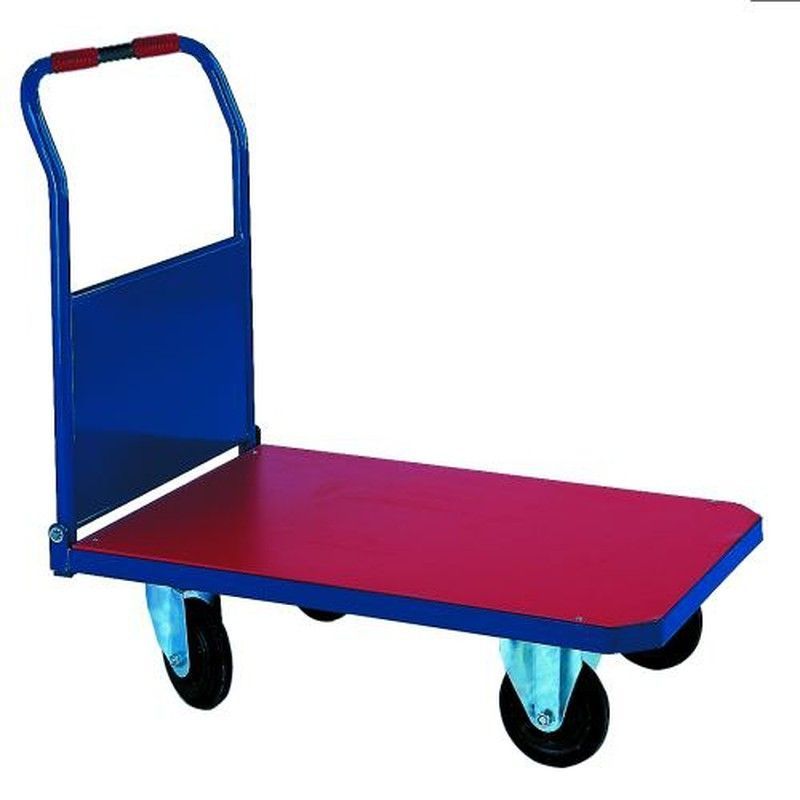 Plataforma abatible 750 x 450. Ruedas macizas 6001-A