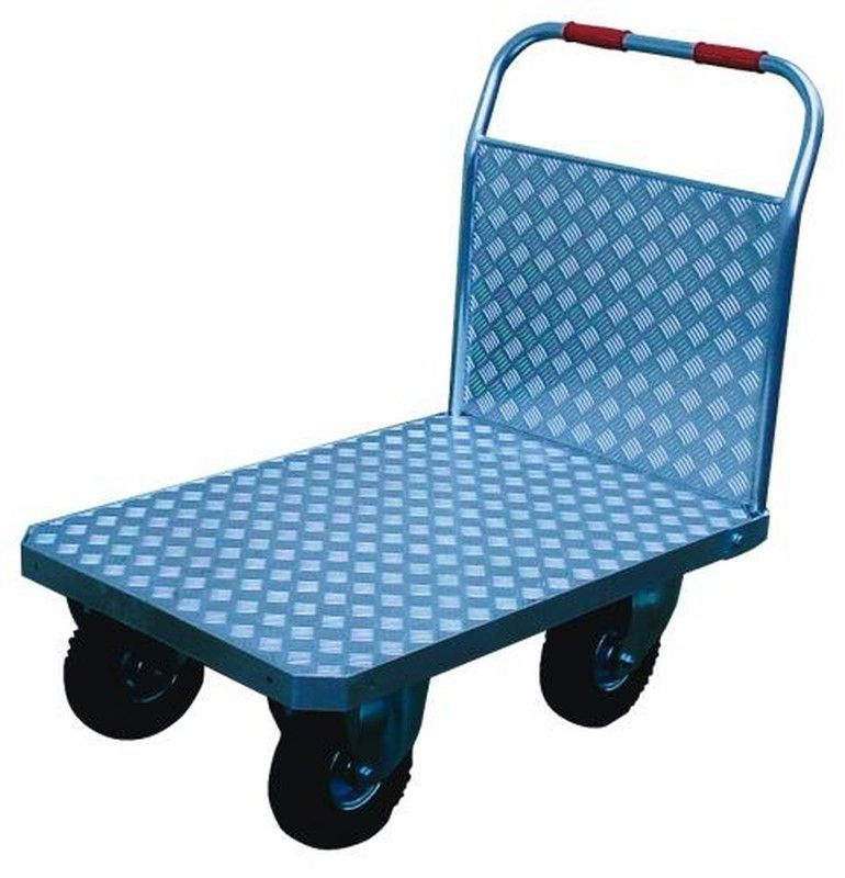 Plataforma aluminio 1.000 x 710. Ruedas neumáticas 9776