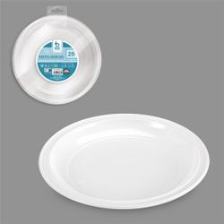 Plato  22 Cm Blanco Reusa. (25) 730081