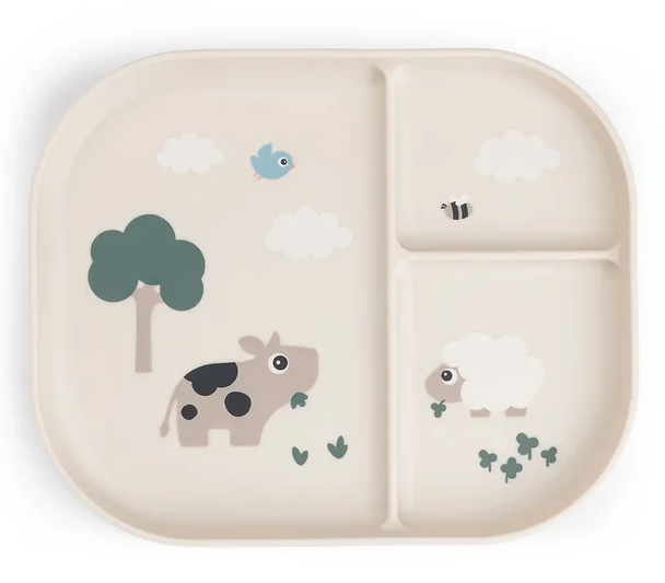 Plato antideslizante compartimentos Done By Deer