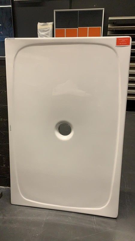 Plato de ducha acrílico PuraVida 80x120 de Duravit DUR720078000000000