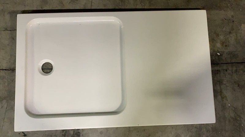 Plato de ducha blanco Flat 90x150 VIT53550001000