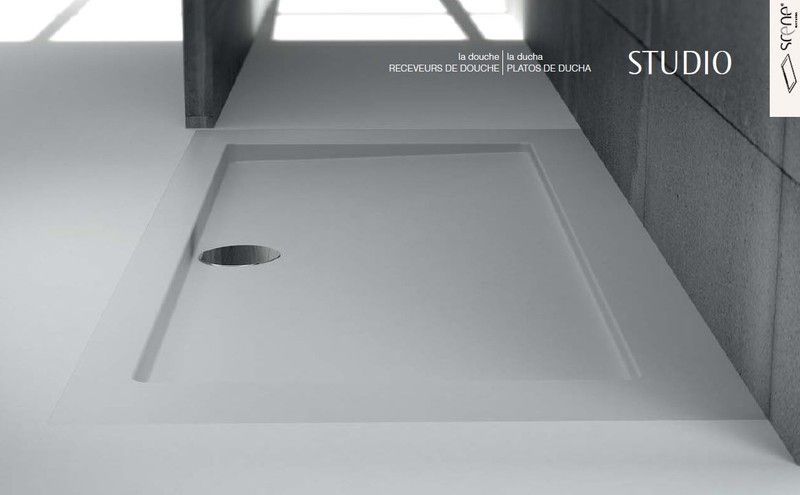 Plato de ducha studio, resina 75x160 de Hidrobox HIDST1607501