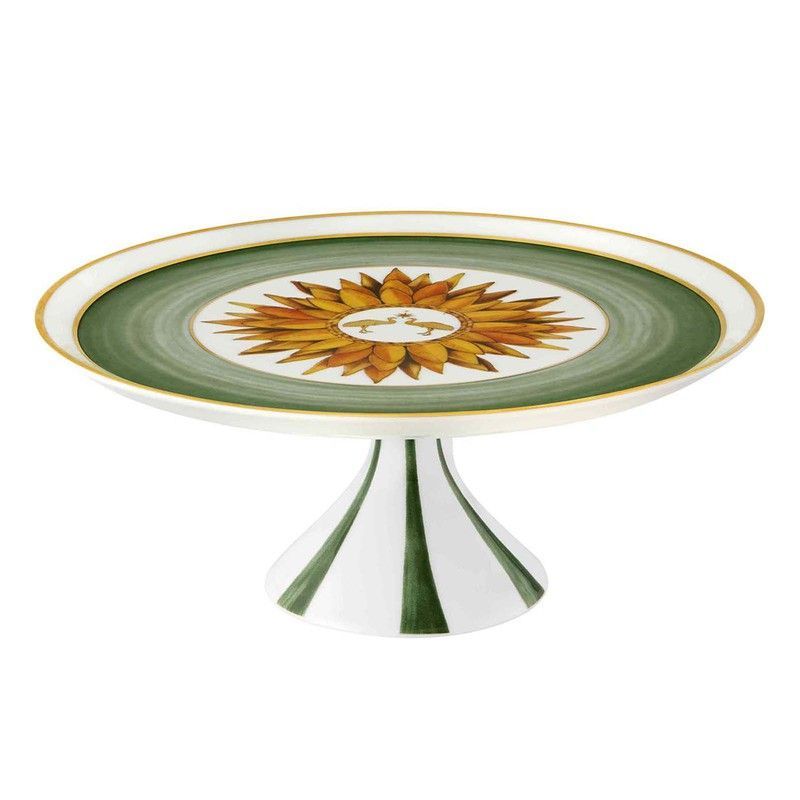 Plato de pastas con pie pequeño de porcelana, Ø17,2x6,8 cm | Amazónia