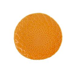 Plato de postre de loza en naranja, Ø 23,5 x 2,2 cm | Amazónia