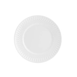 Plato de  postre de porcelana en blanco, Ø 21,9 x 2,5 cm | Sagres