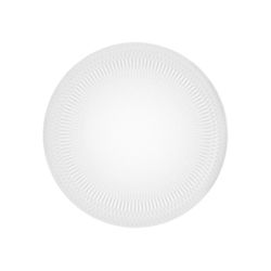 Plato de postre de porcelana en Blanco, Ø 22,9 x 2,1 cm | Utopia