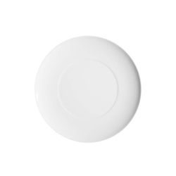 Plato de postre de  porcelana en blanco, Ø22,9x2,2 cm | Domo White