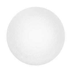 Plato de presentación de porcelana en blanco, 32 x 32 x 2,7 cm | Utopía