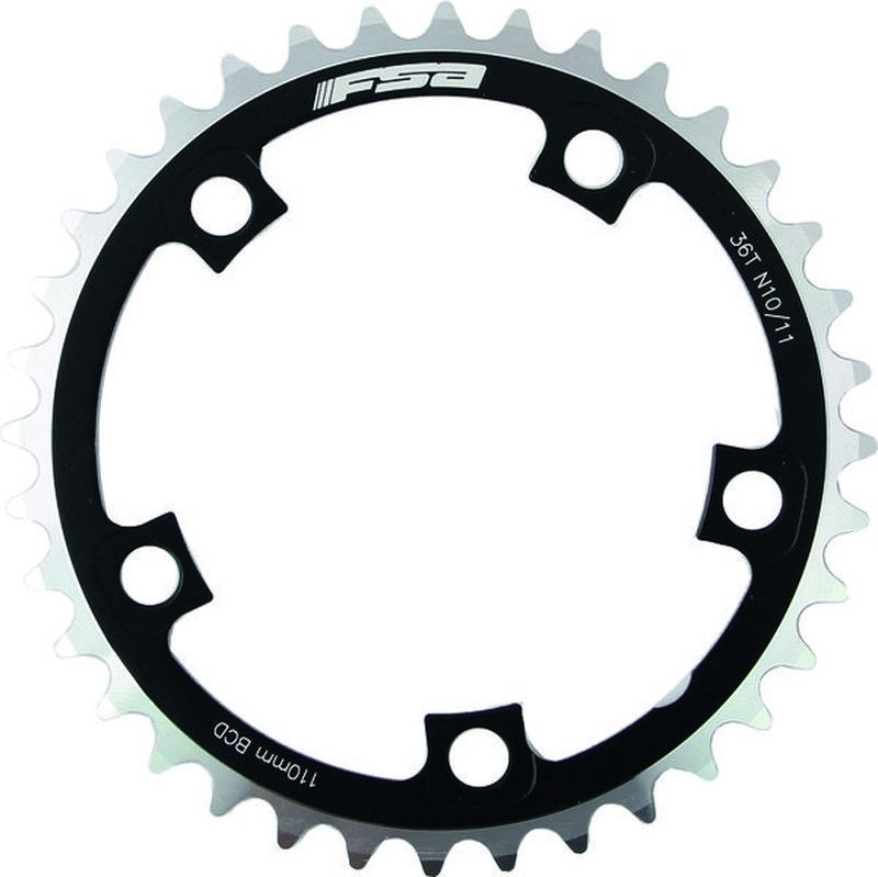 Plato fsa compact 110 mm interno negro 36 Dientes