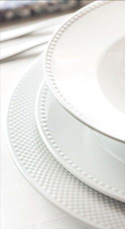 Plato hondo Perla White 24 cm