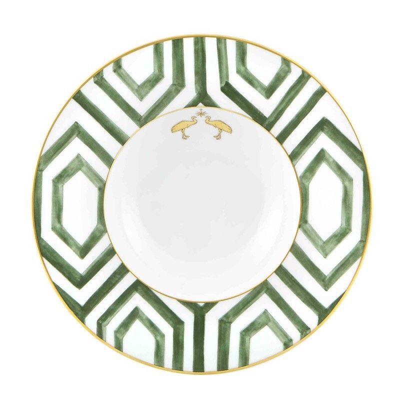 Plato Hondo porcelana Amazónia, Ø24.9 x 3.5 cm