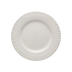 Plato llano de loza en gris claro, 29 x 29 x 2,5 cm | Fantasía