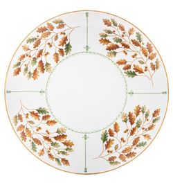 Plato llano de porcelana en blanco, 27,6 x 27,6 x 3,4 cm | Gudrun