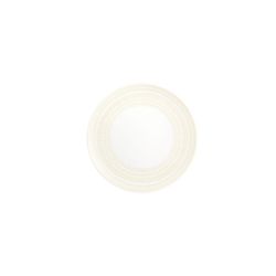 Plato llano de porcelana en marfil, Ø 27,6 x 3,4 cm | Ivory
