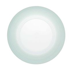 Plato llano de porcelana en turquesa, Ø 28,2 x 2,5 cm | Venezia