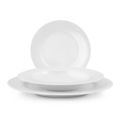 Plato Llano Nbc Ala Blanco 26 Cm.