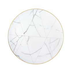 Plato Llano porcelana Carrara, Ø28,1x2,3 cm