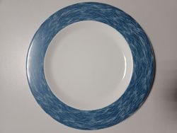 Plato marcador azul 32 cm