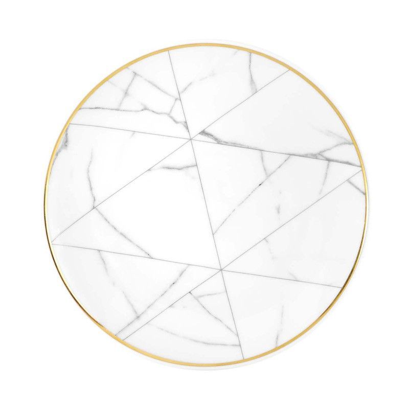 Plato Pan porcelana Carrara, Ø16,2x1,8 cm