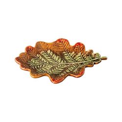 Plato para el pan de loza en multicolor, 19,9 x 16,3 x 2,5 cm | Gudrun