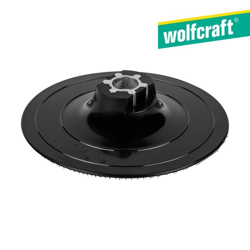 Plato Para Lijar De Adherencia Con Rosca M14 Ø125 2285000 Wolfcraft