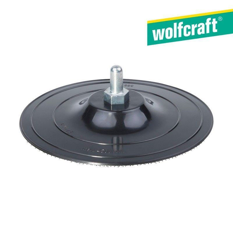 Plato Para Taladro ,Fixoflex, Vástago Redondo 8mm Ø125 2223000 Wolfcraft