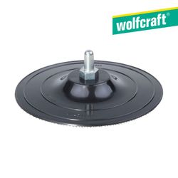 Plato Para Taladro ,Fixoflex, Vástago Redondo 8mm Ø125 2223000 Wolfcraft