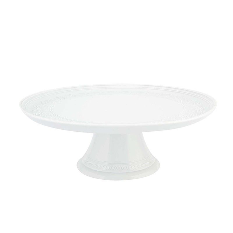 Plato pastas c/Pie porcelana Ornament, Ø28,5x10,3 cm