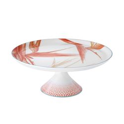 Plato pastas L con pie de porcelana, Ø28,4x11,6 cm | Fiji